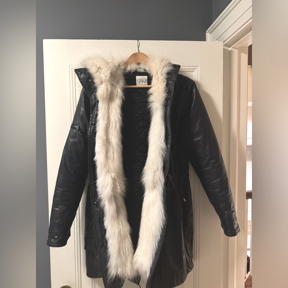 SAM Coat with Fur